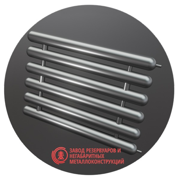 Регистры отопления шестирядные РСЭ-6x48x2.0-2000 мм