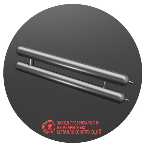 Регистры отопления двухрядные РСЭ-2x89x3.0-5000 мм